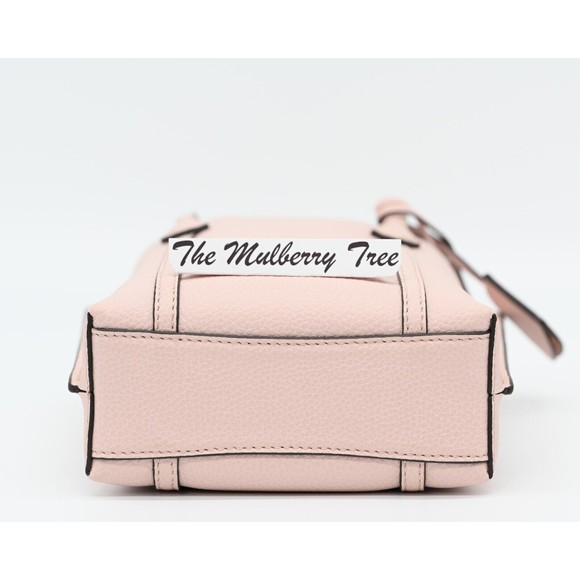 TORY BURCH PERRY Mini N/S Leather Crossbody Tote Shell Pink 142616 NWT $298 - Picture 6 of 16